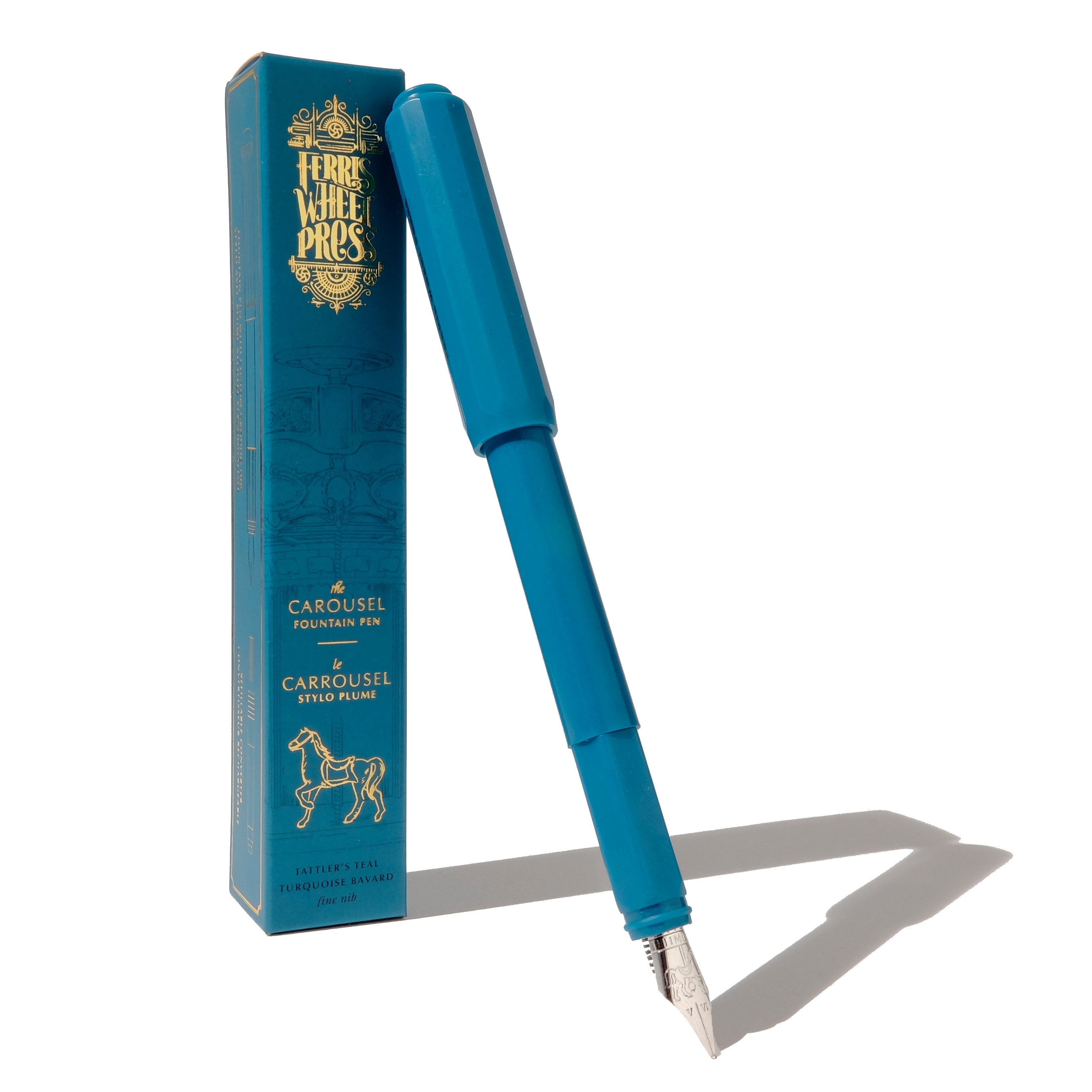 The Carousel Fountain Pen - Tattler's Teal - Ferris Wheel Press