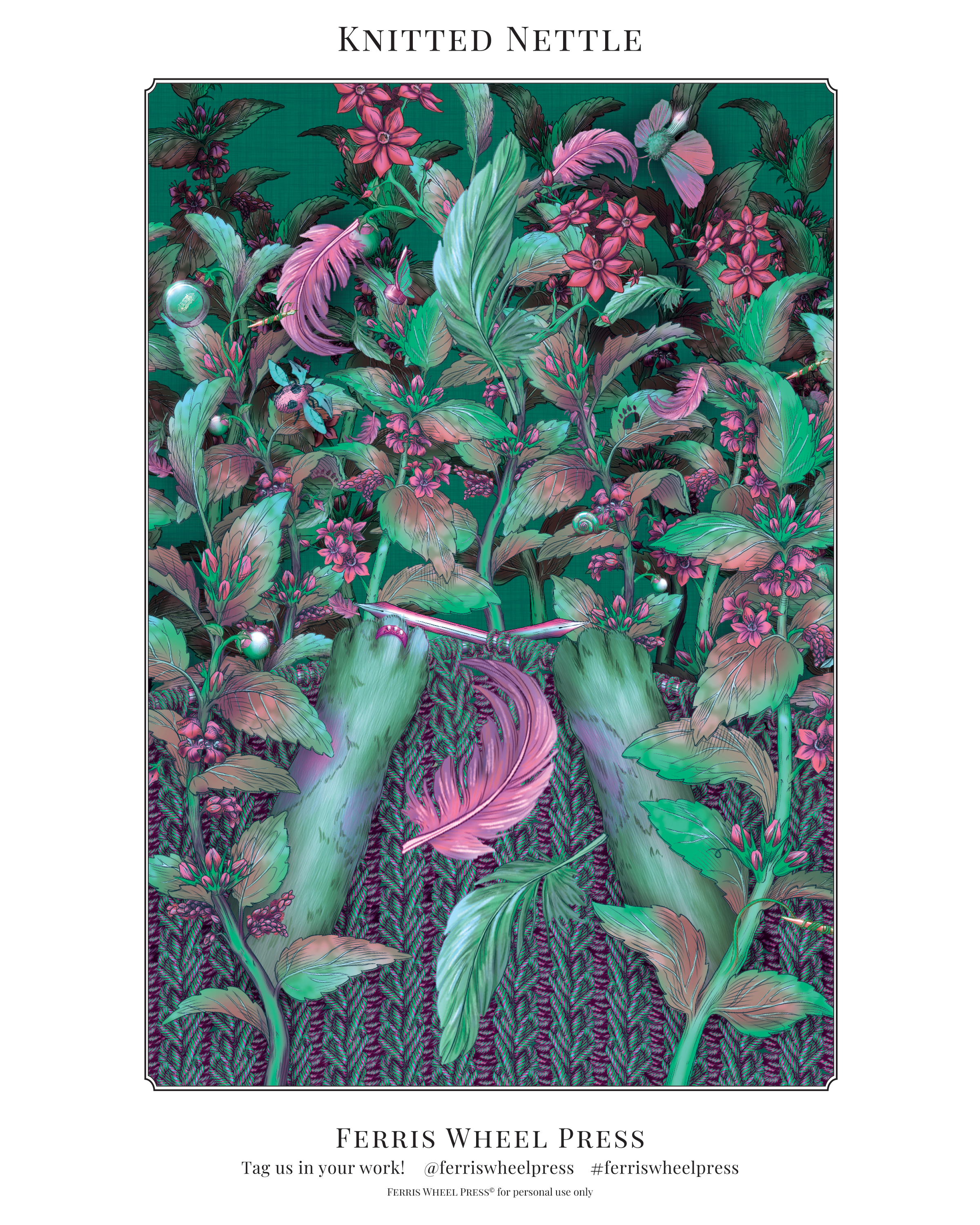 Digital Download-Knitted Nettle