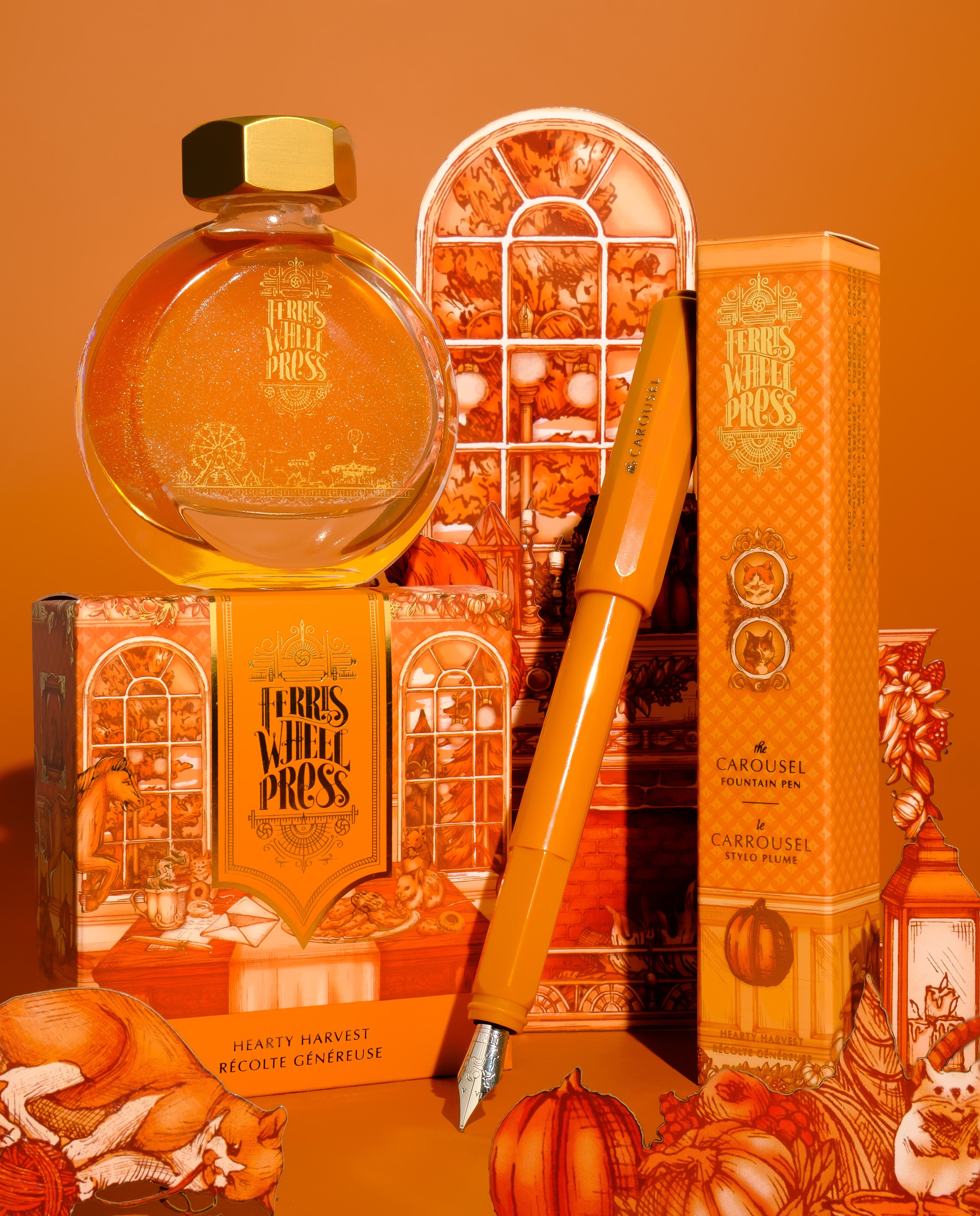 The Carousel Fountain Pen - Hearty Harvest