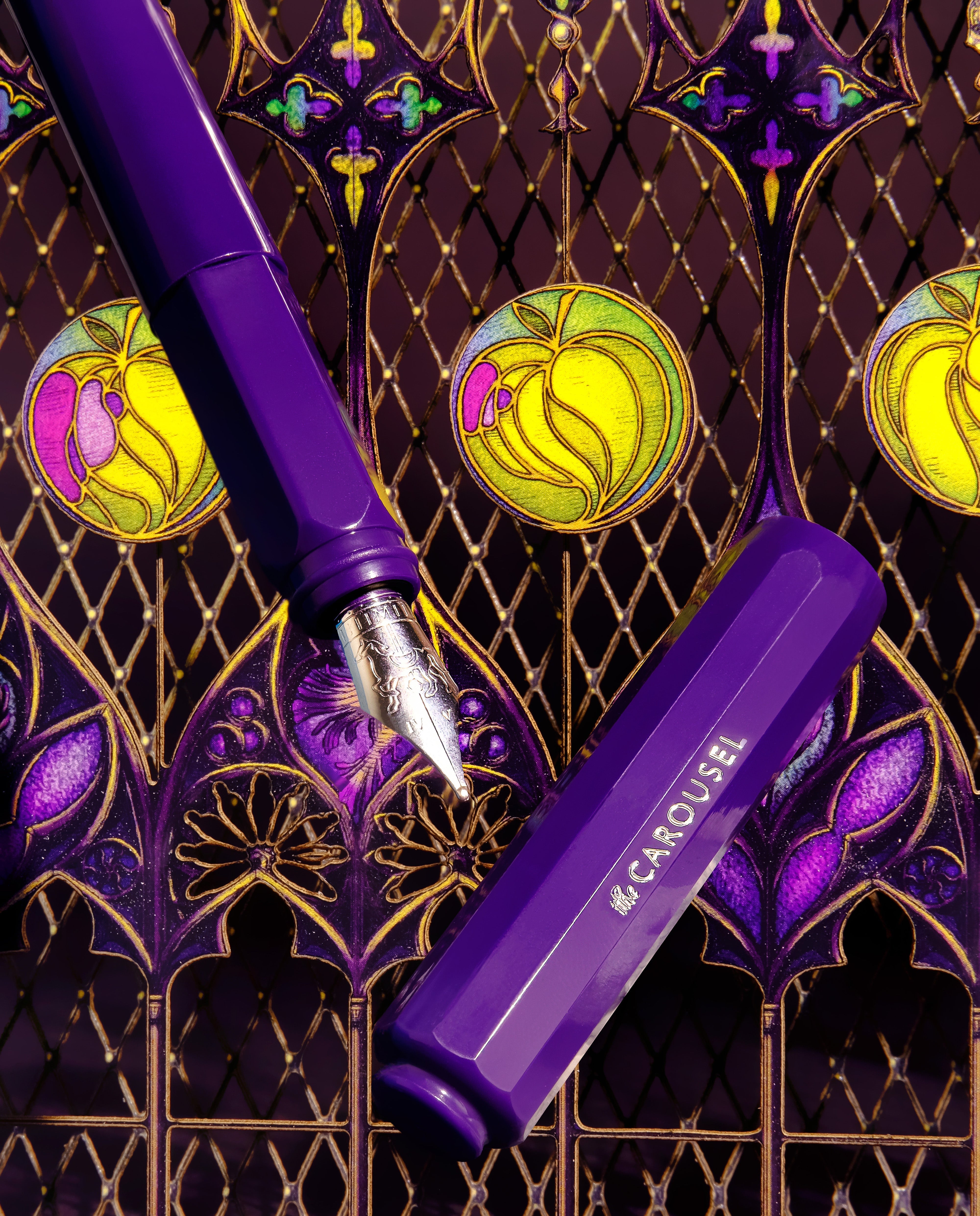 The Carousel Fountain Pen - Poison Envy
