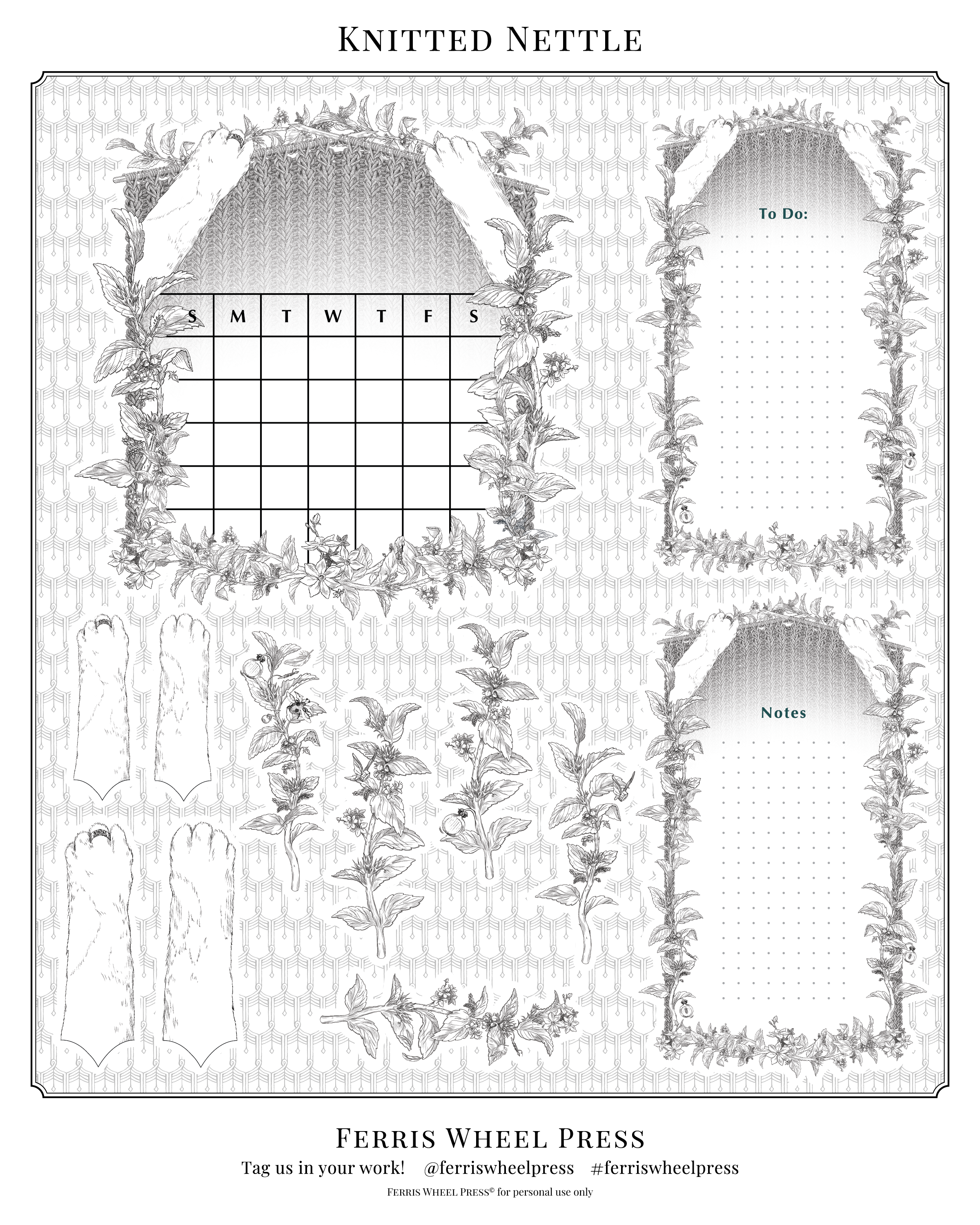 Digital Download-Knitted Nettle