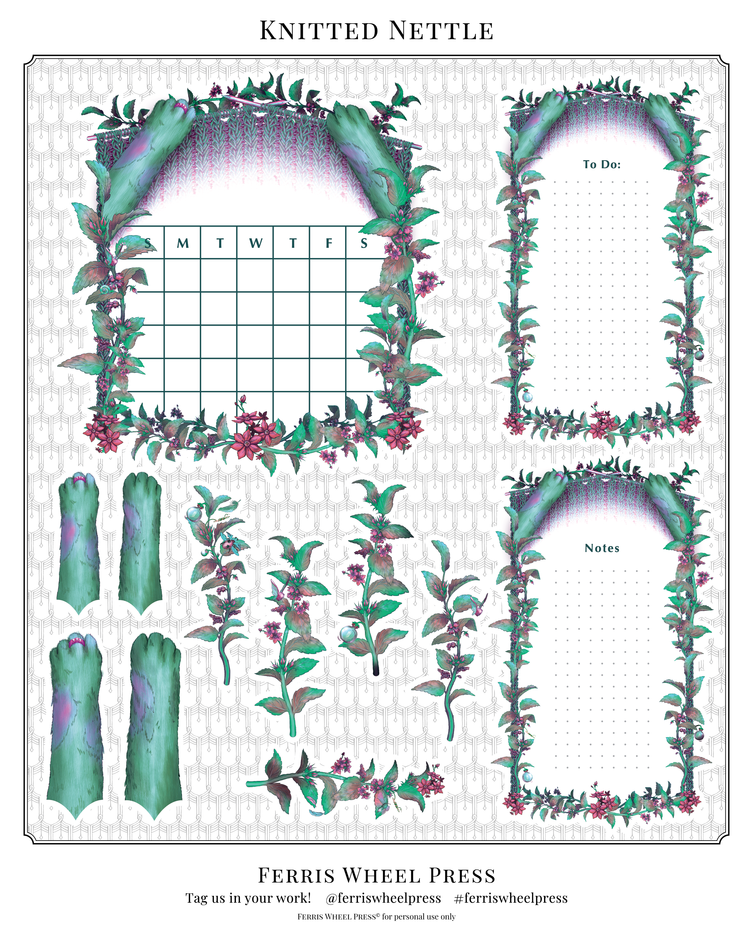 Digital Download-Knitted Nettle