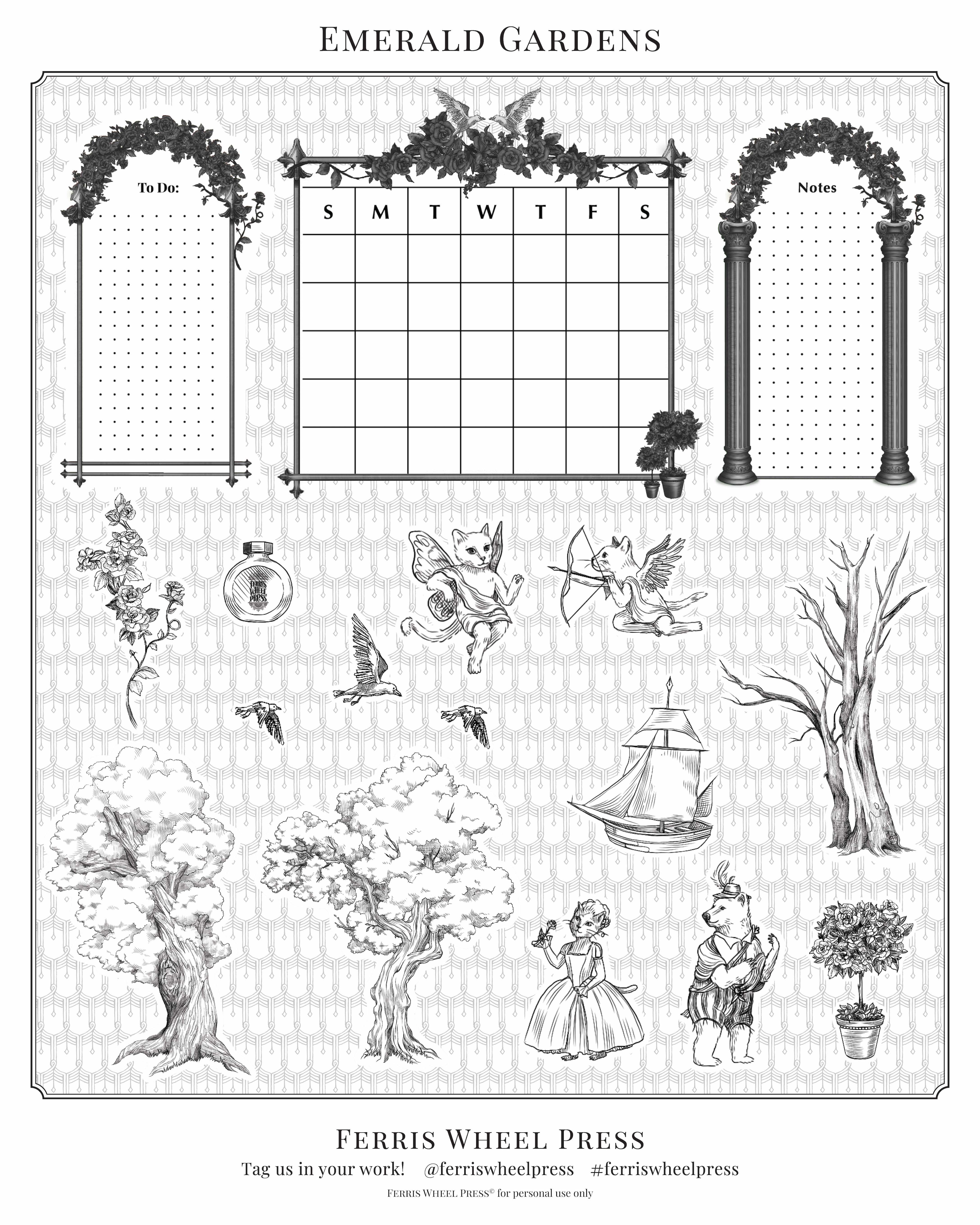 Digital Download - Emerald Gardens