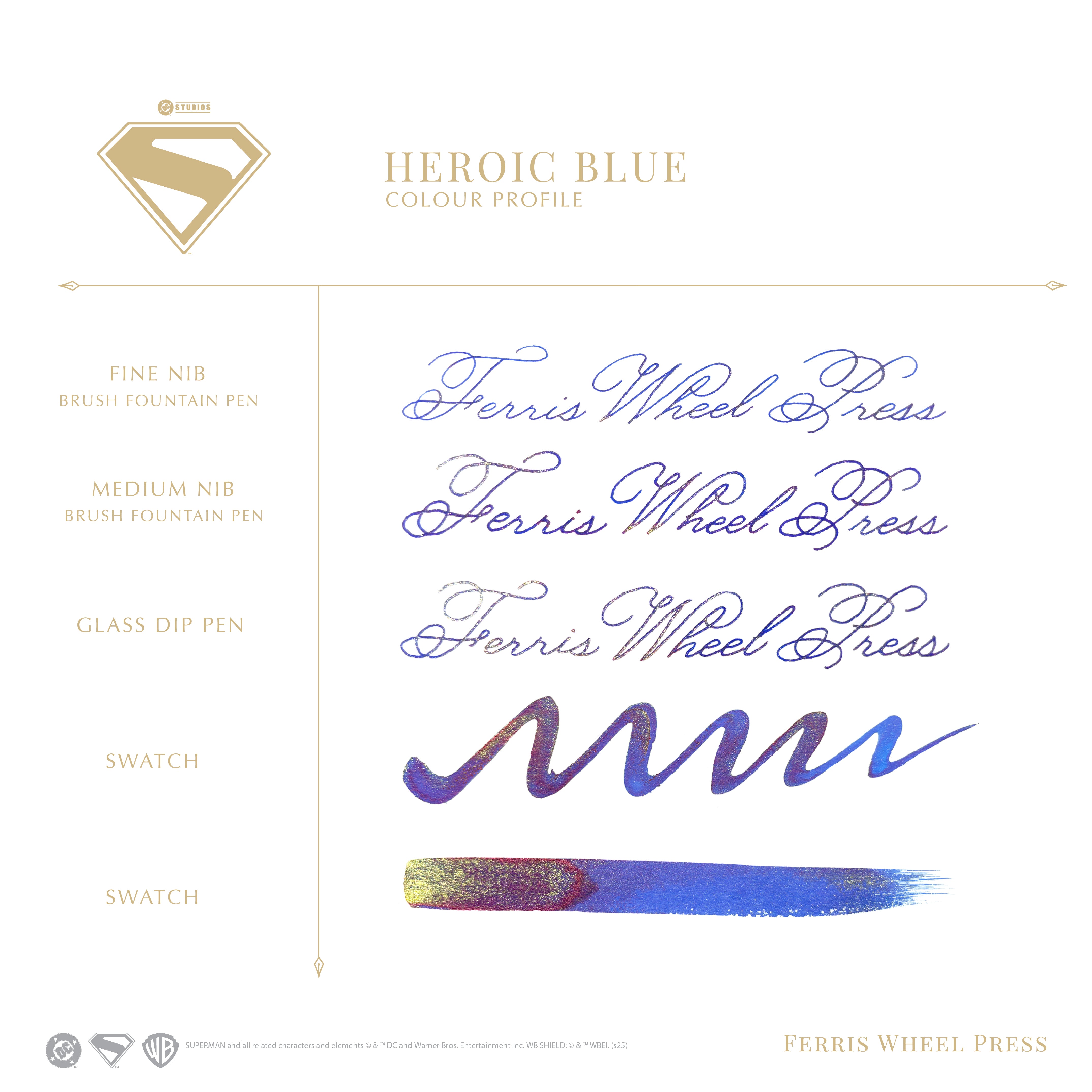 Warner Bros. | Superman | Heroic Blue 28ml Ink