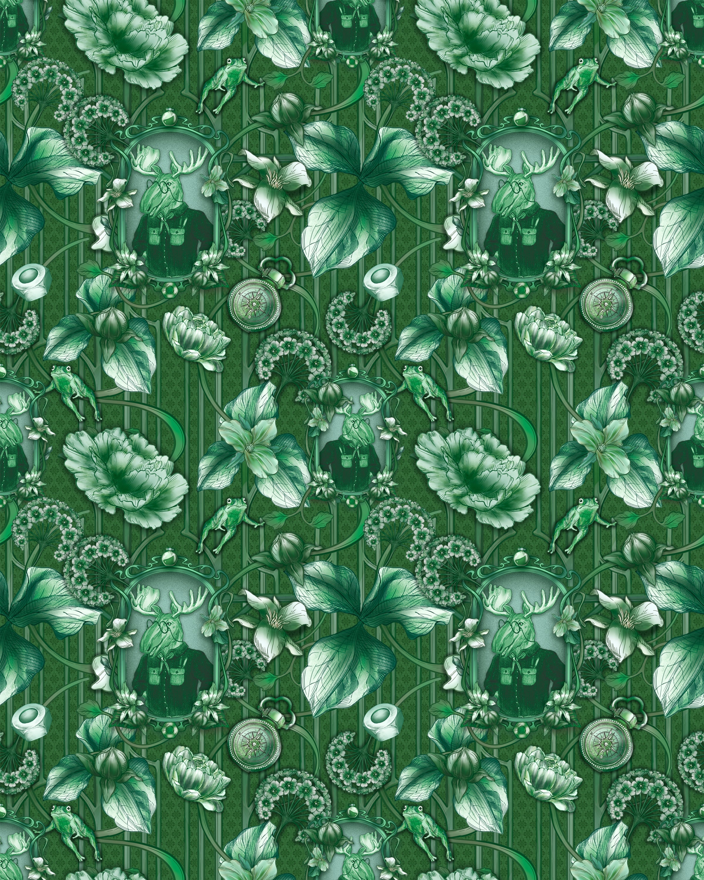 Gift Wrapping Paper - Book of Botany