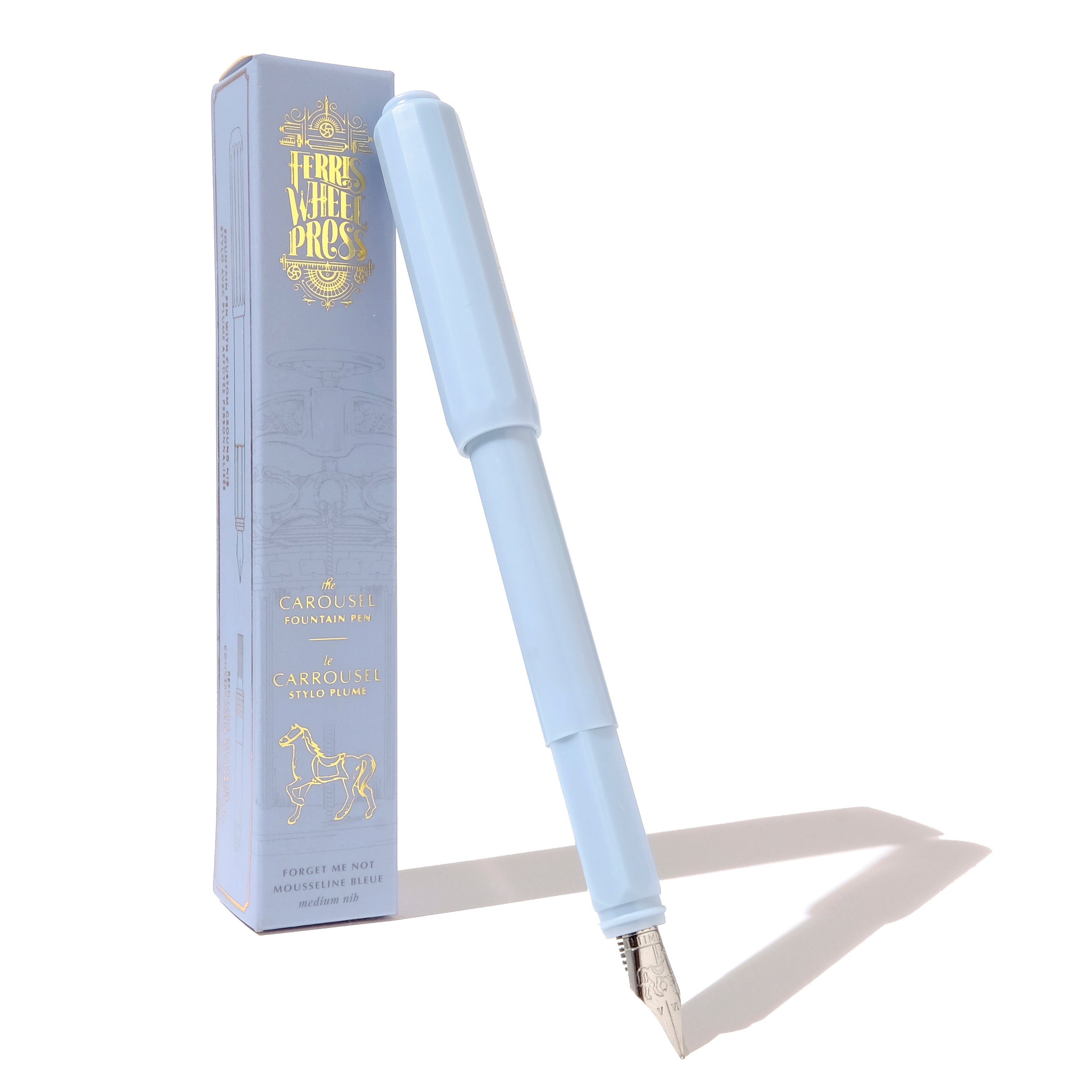 The Carousel Fountain Pen - Forget Me Not - Ferris Wheel Press