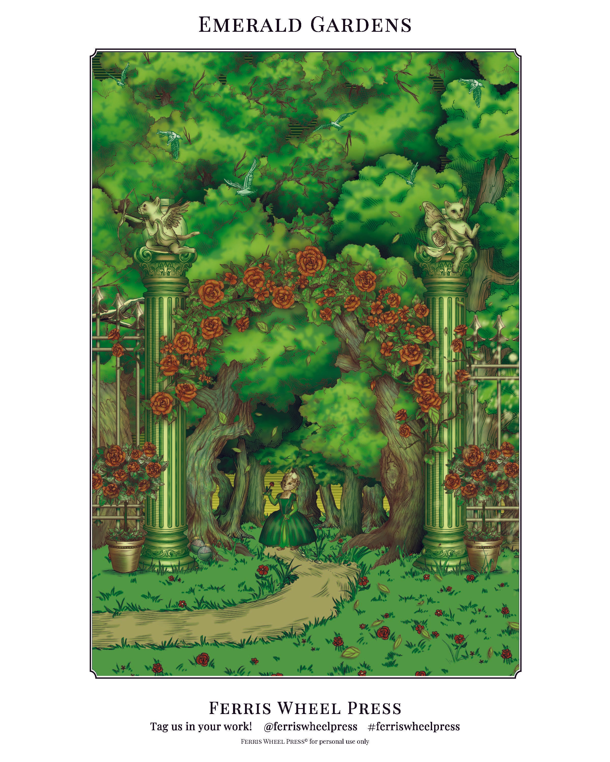 Digital Download - Emerald Gardens