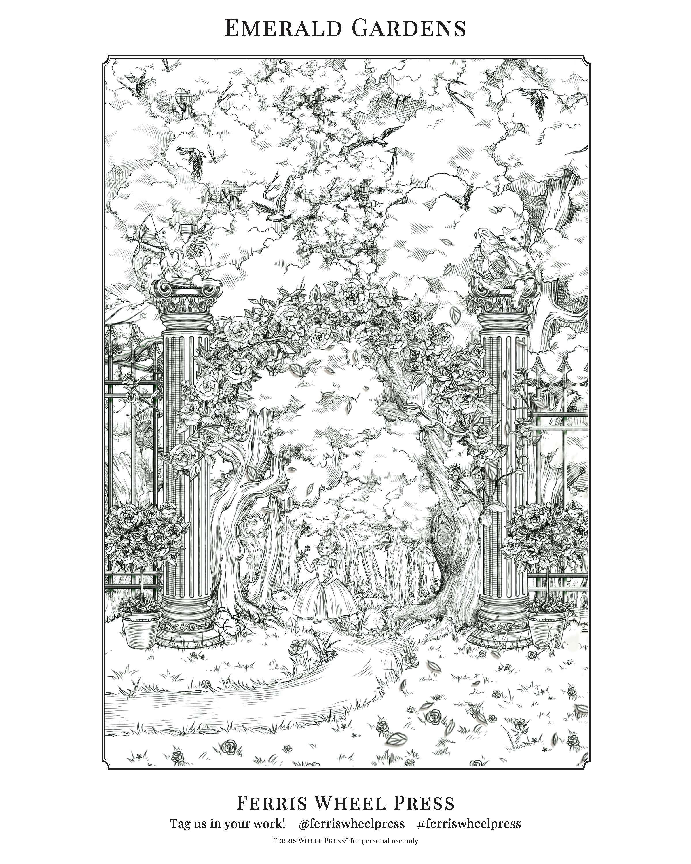 Digital Download - Emerald Gardens