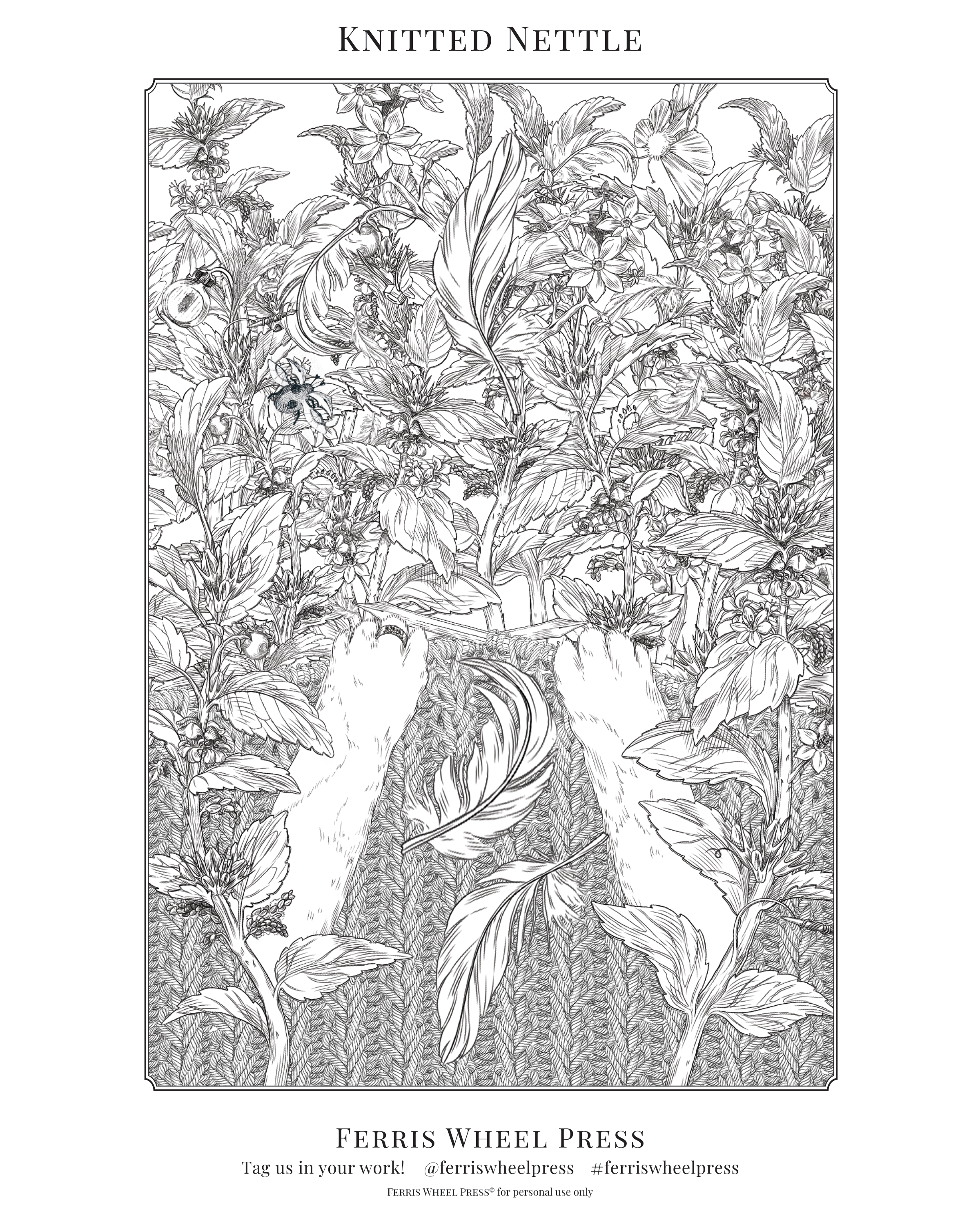 Digital Download-Knitted Nettle