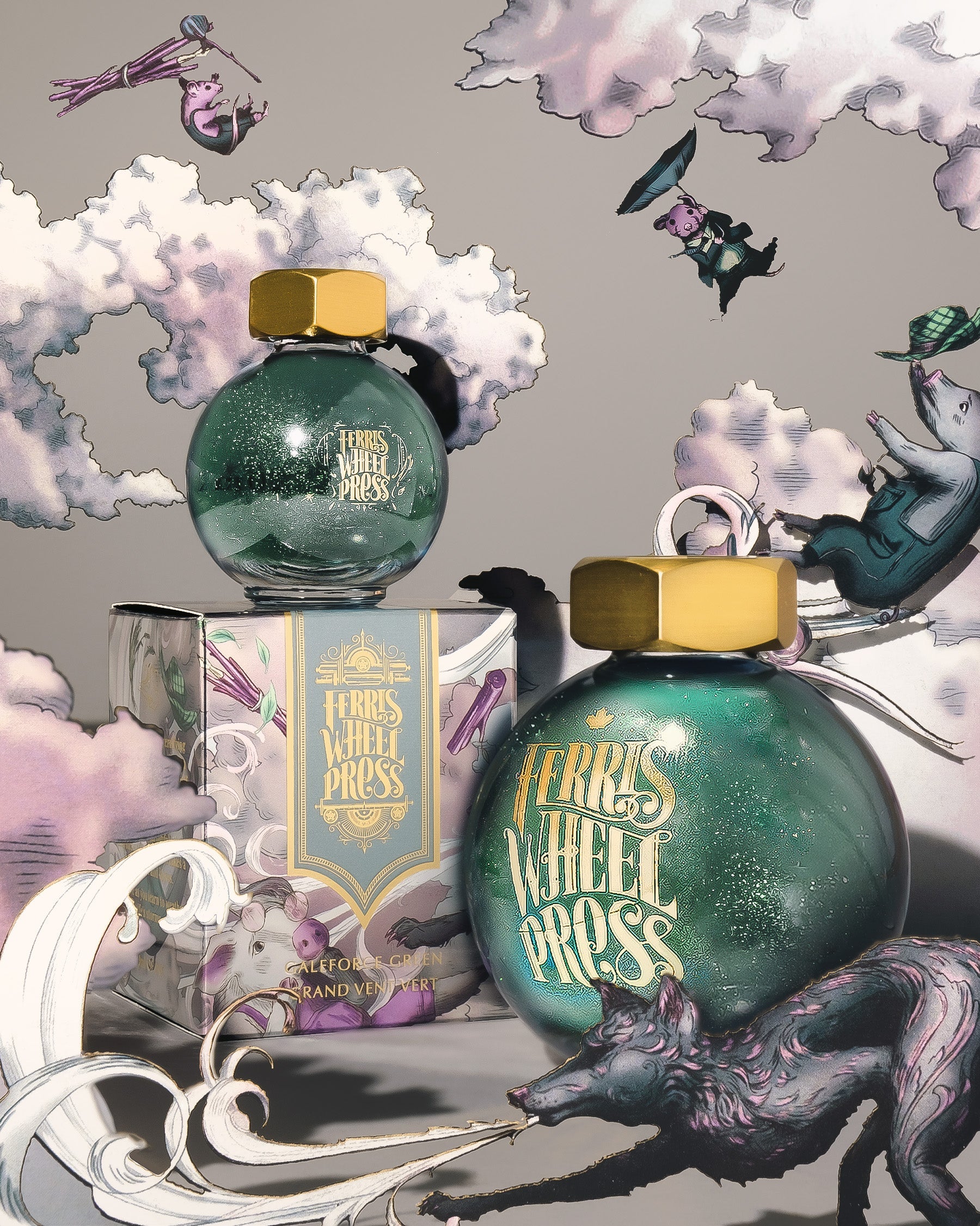 FerriTales | The Three Little Pigs | Galeforce Green 85ml Ink