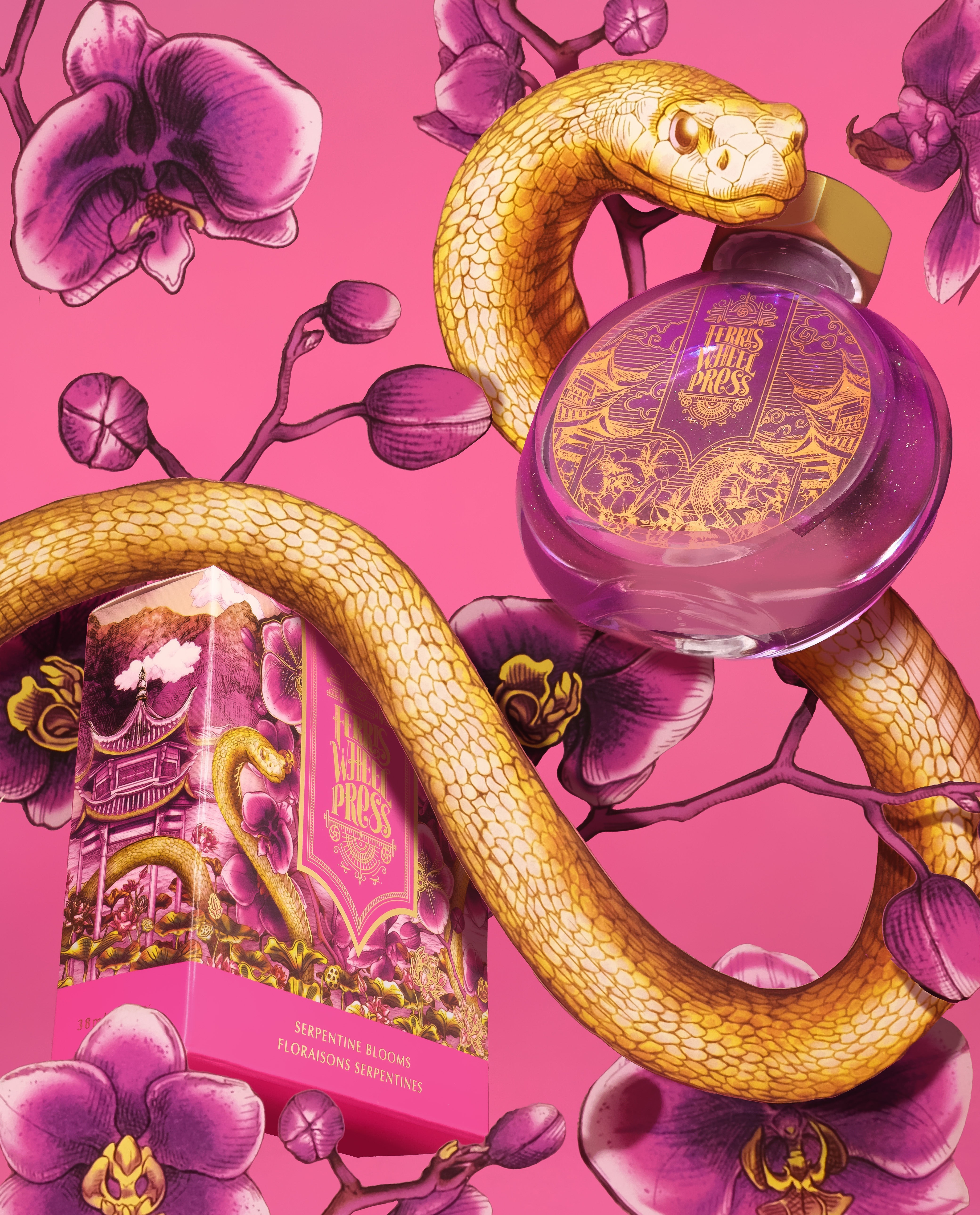 Fête Chinoise | Year of the Snake Special Edition | Serpentine Blooms